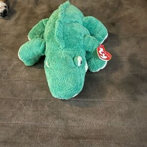Ty Beanie pluffies Chomps the alligator